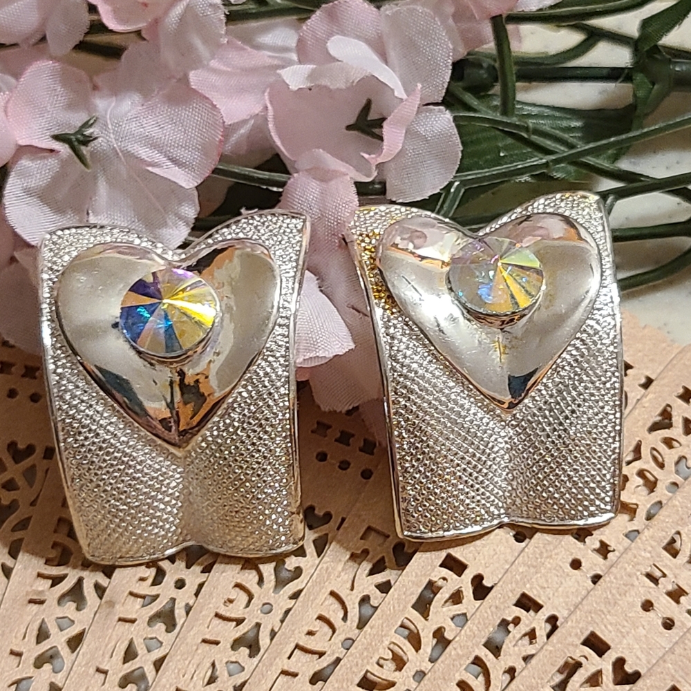 80's Style clip on earrings vintage earrings for sale